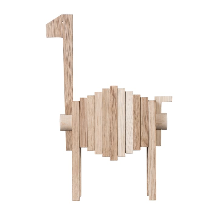 Sculpture en chêne Polygrif 21x32 cm - Bois, noir - MOEBE