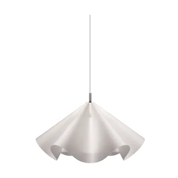 Sinuate suspension - White-acier inoxydable, taille M Ø60x30 cm - MOEBE
