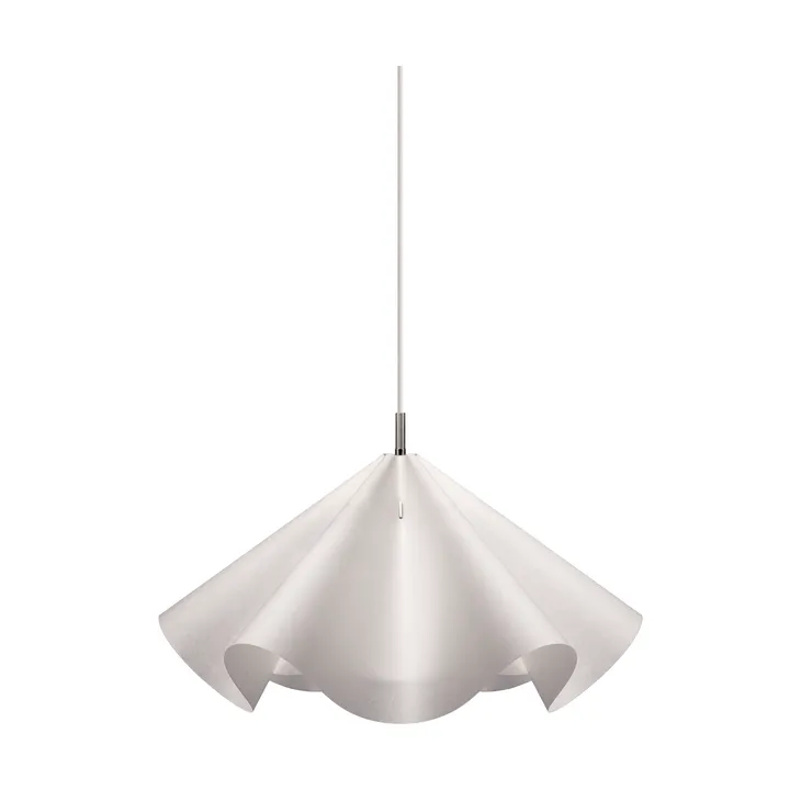 Sinuate suspension - White-acier inoxydable, taille M Ø60x30 cm - MOEBE