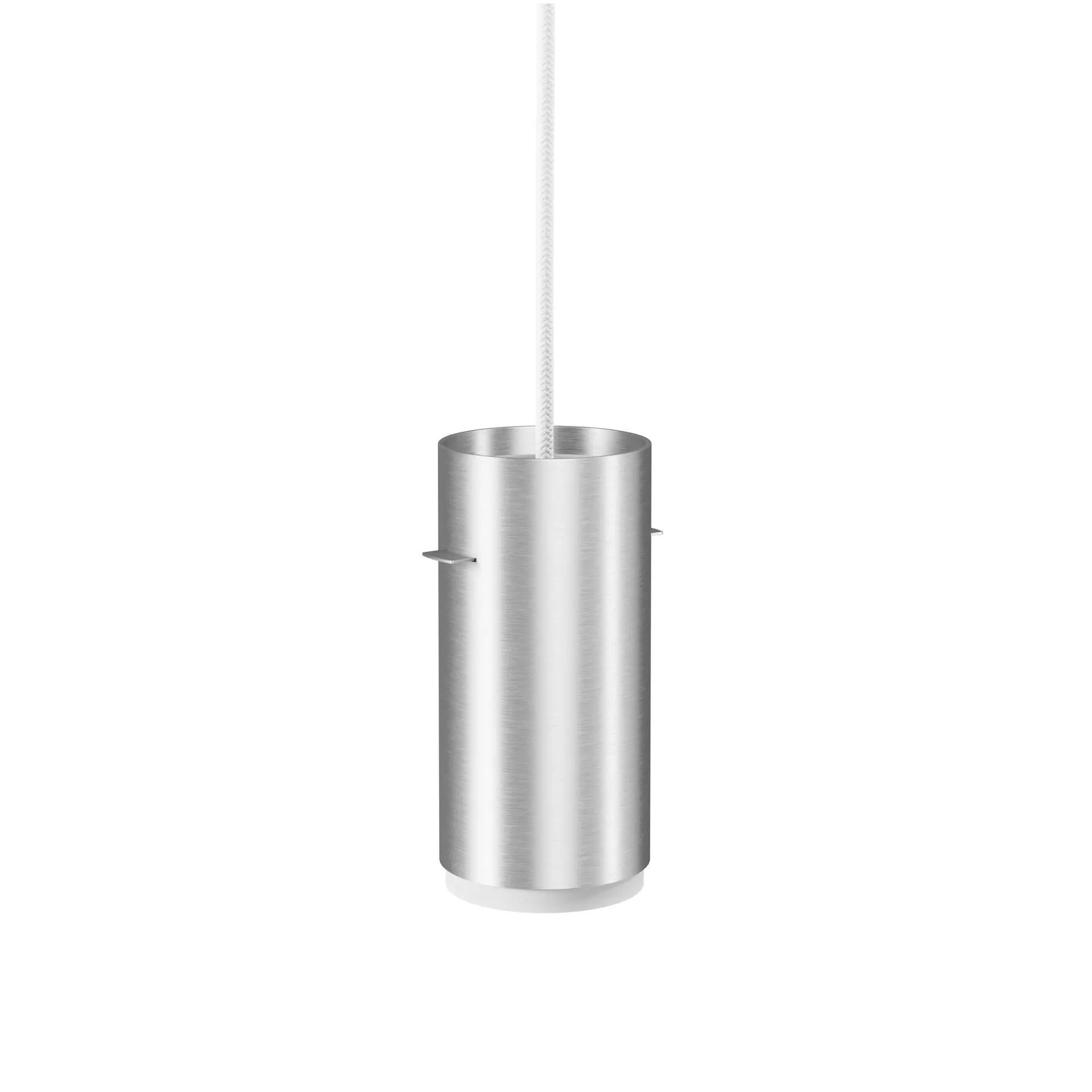 Suspension Moebe Tube small Ø 8 cm, Aluminium brossé MOEBE