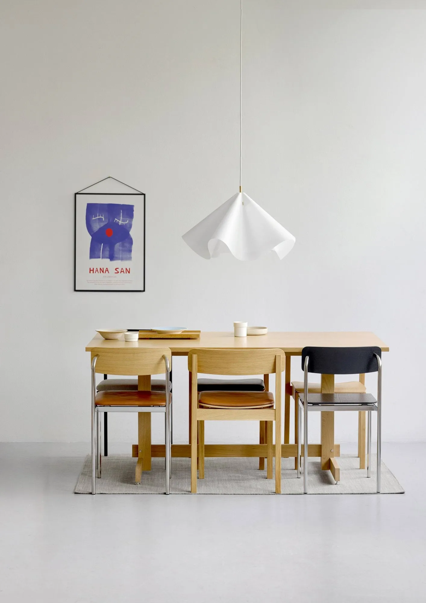Table à manger KUMU, Chêne huilé, 90x160 cm MOEBE