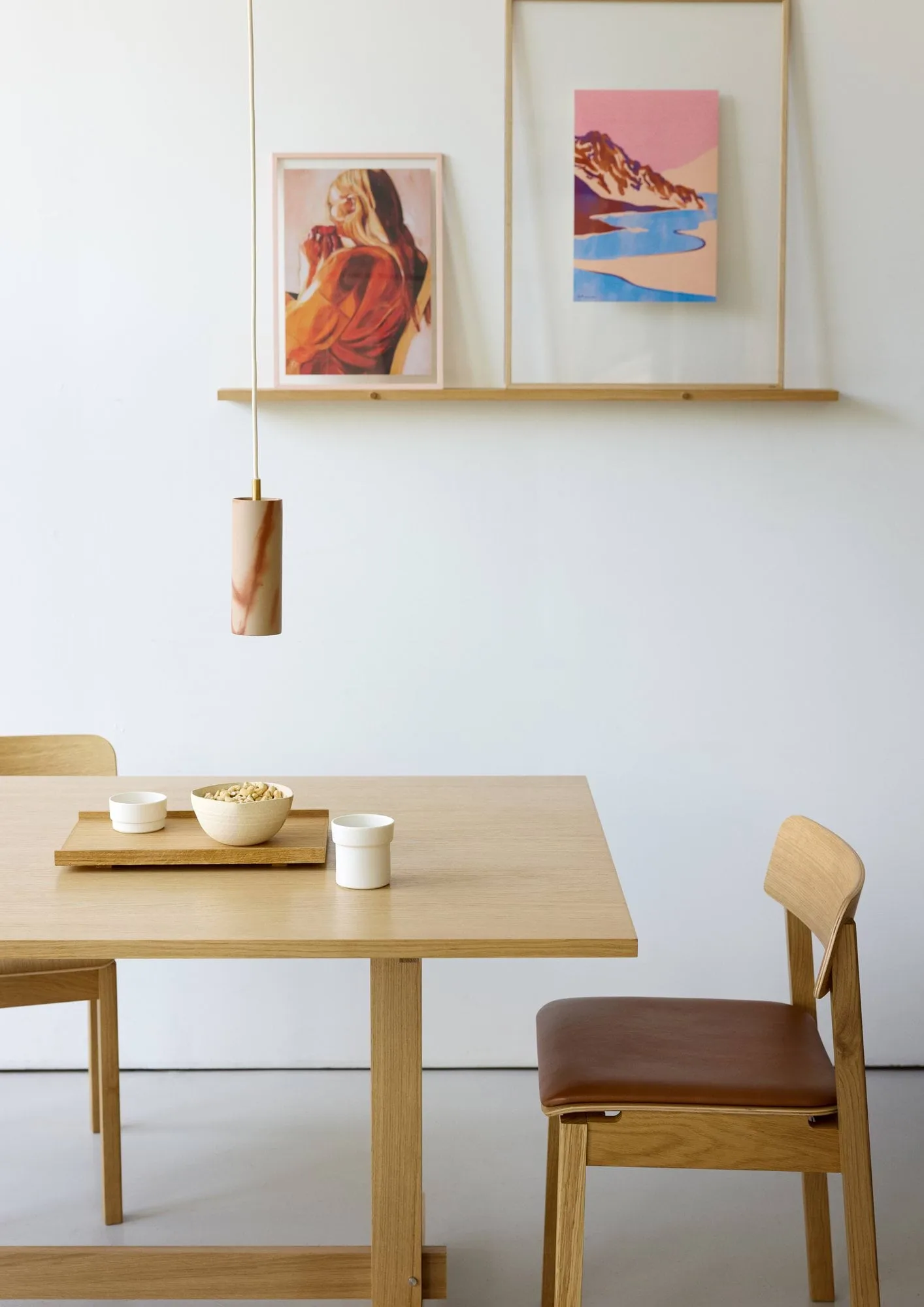 Table à manger KUMU, Chêne huilé, 90x220 cm MOEBE