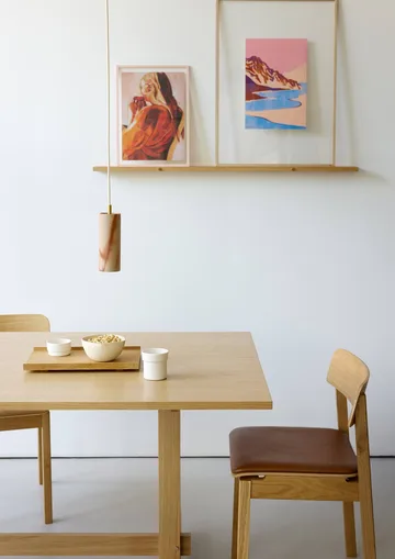 Table à manger KUMU - Chêne huilé, 90x220 cm - MOEBE