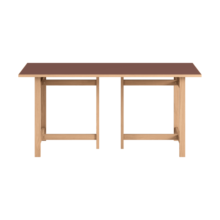 Table à manger rectangulaire Moebe, Burgundy, 160x90 cm MOEBE