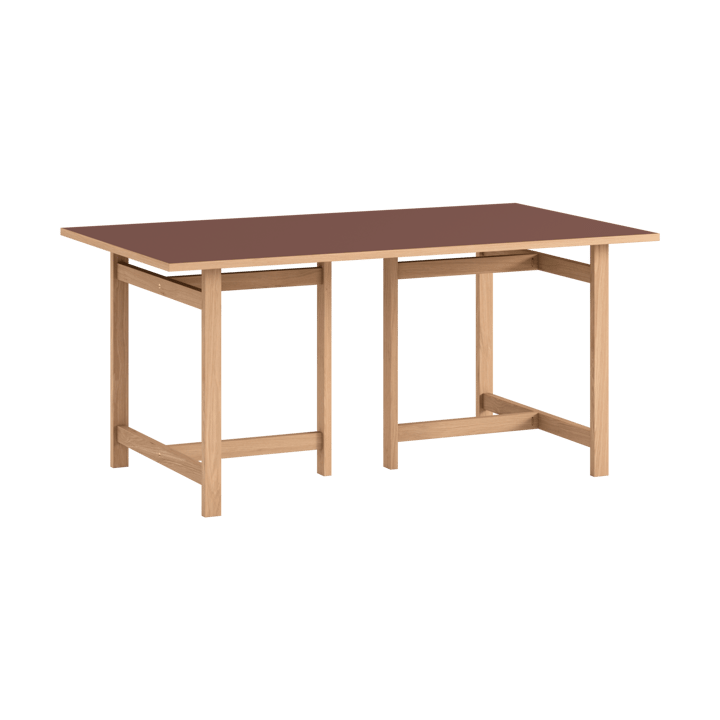 Table à manger rectangulaire Moebe, Burgundy, 160x90 cm MOEBE