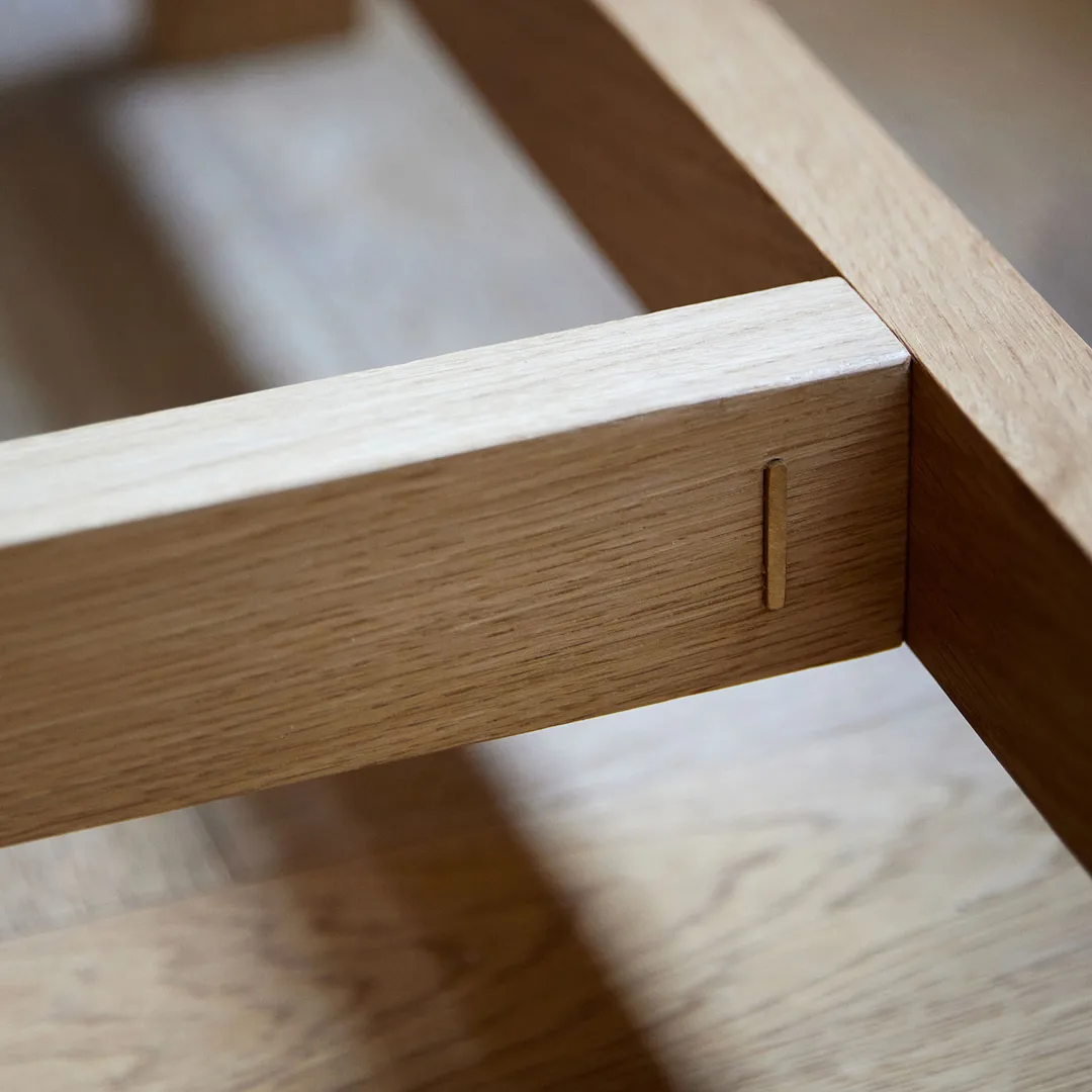 Table à manger rectangulaire Moebe, Burgundy, 160x90 cm MOEBE