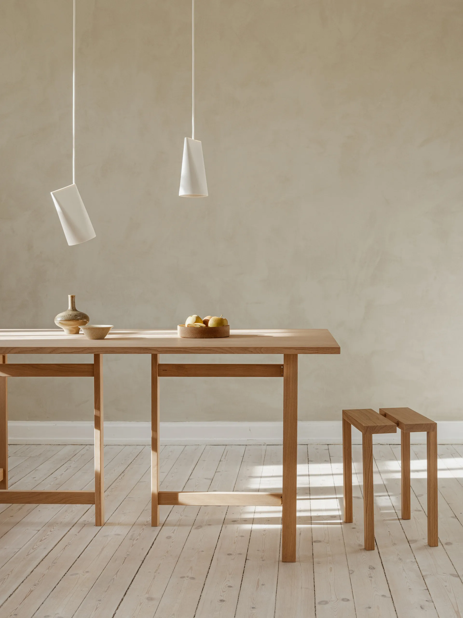 Table à manger rectangulaire Moebe, Burgundy, 160x90 cm MOEBE