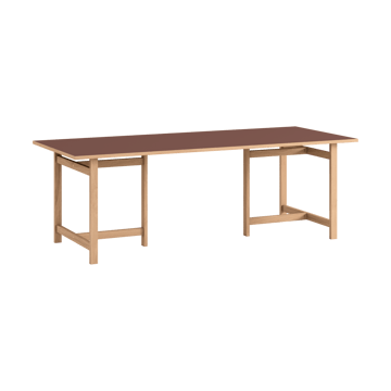 Table à manger rectangulaire Moebe - Burgundy, 220x90 cm - MOEBE