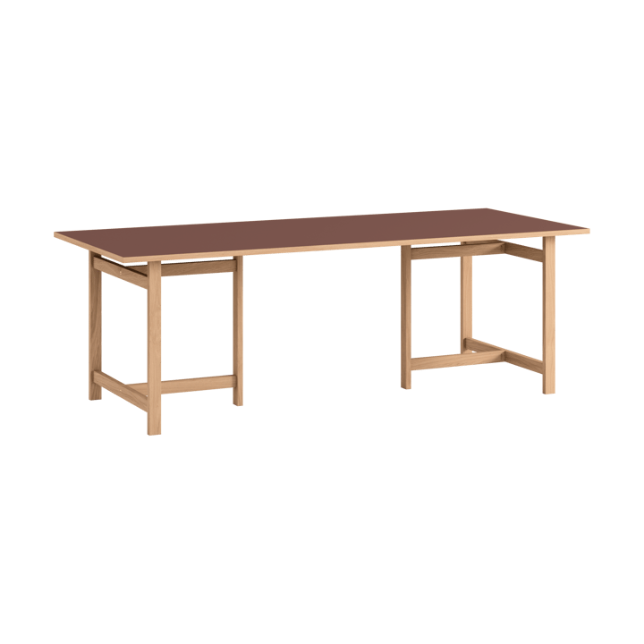 Table à manger rectangulaire Moebe, Burgundy, 220x90 cm MOEBE