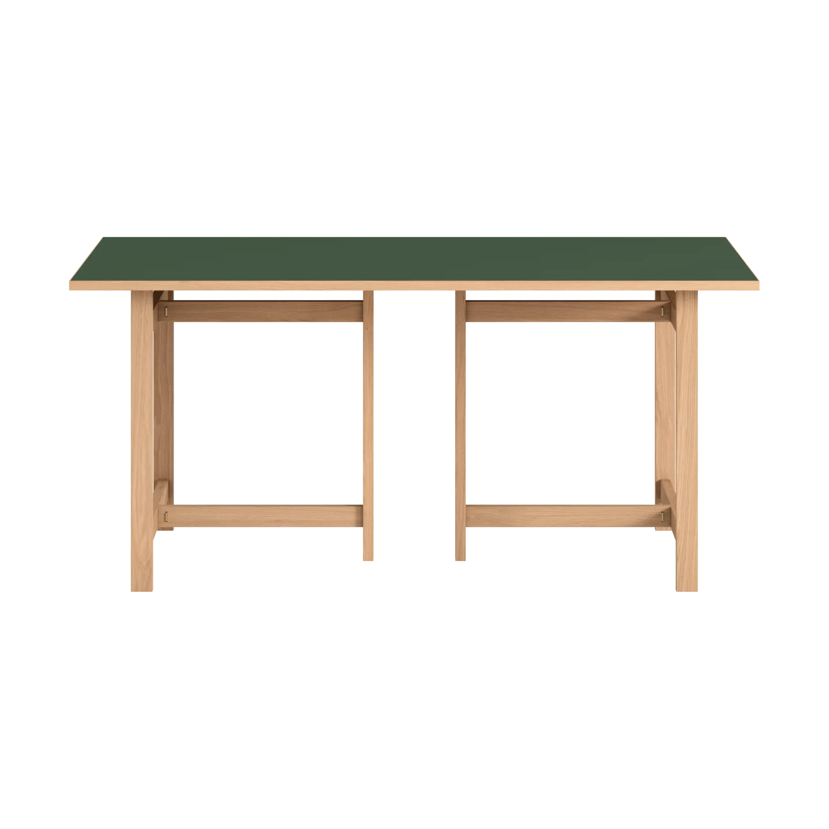 Table à manger rectangulaire Moebe, Green, 160x90 cm MOEBE