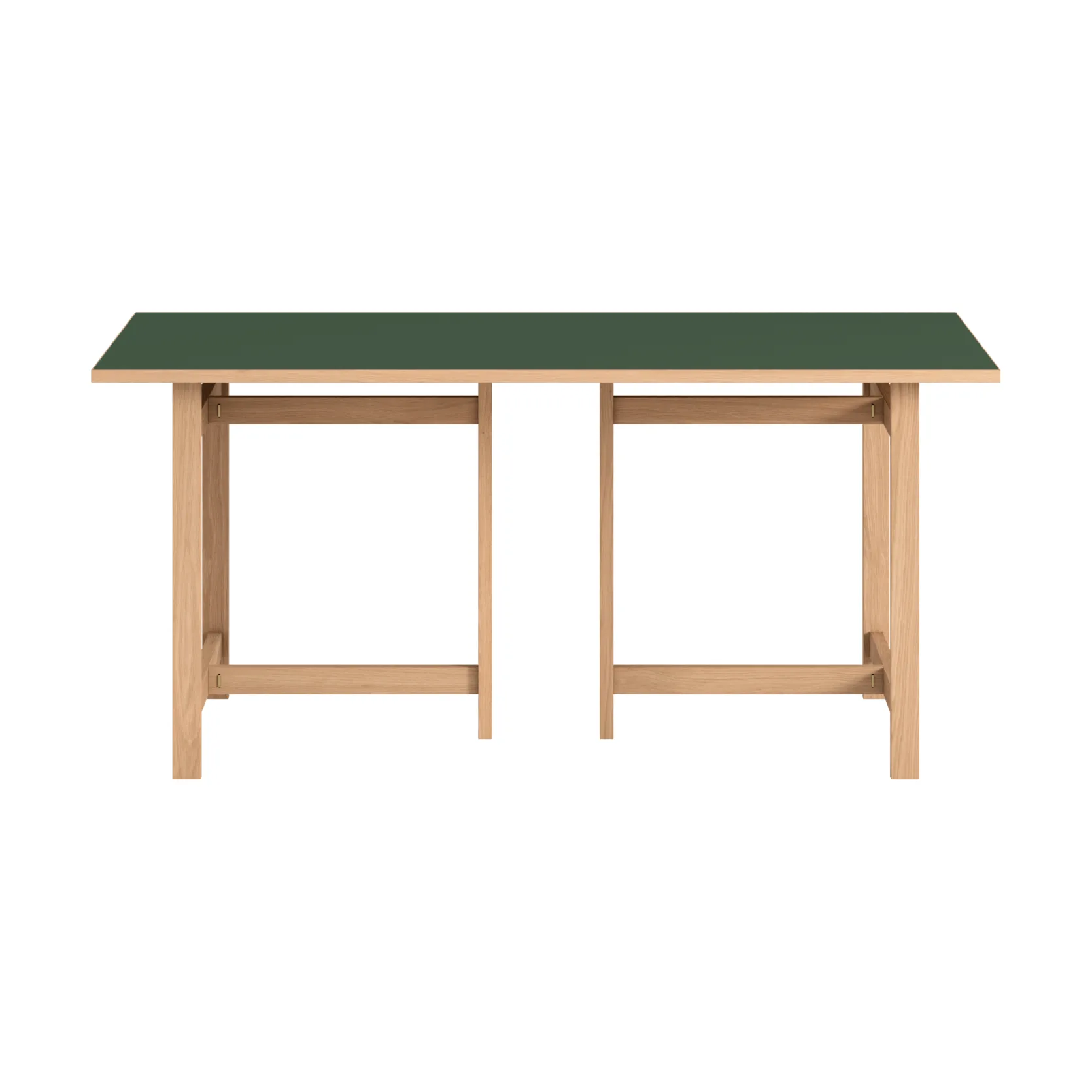 Table à manger rectangulaire Moebe, Green, 220x90 cm MOEBE