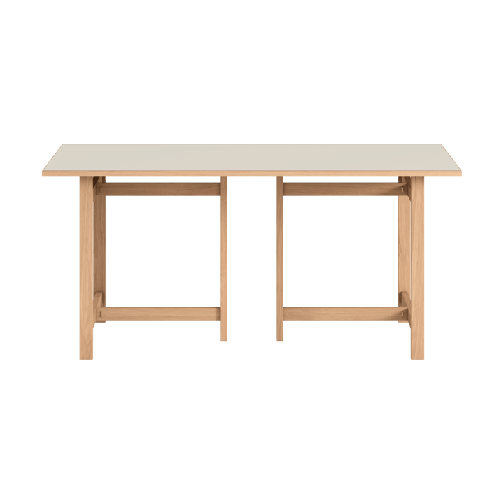 Table à manger rectangulaire Moebe - Light grey, 160x90 cm - MOEBE