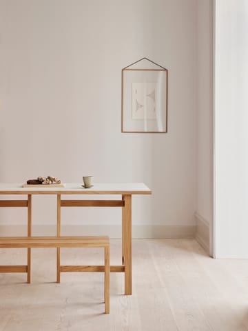 Table à manger rectangulaire Moebe - Light grey, 160x90 cm - MOEBE