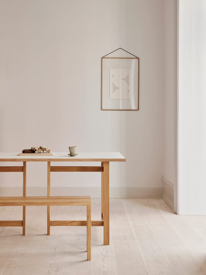 Table à manger rectangulaire Moebe, Light grey, 160x90 cm MOEBE