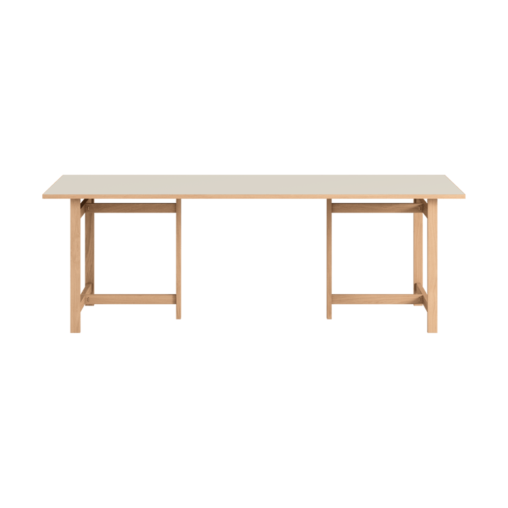 Table à manger rectangulaire Moebe - Light grey, 220x90 cm - MOEBE