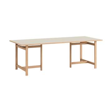 Table à manger rectangulaire Moebe - Light grey, 220x90 cm - MOEBE