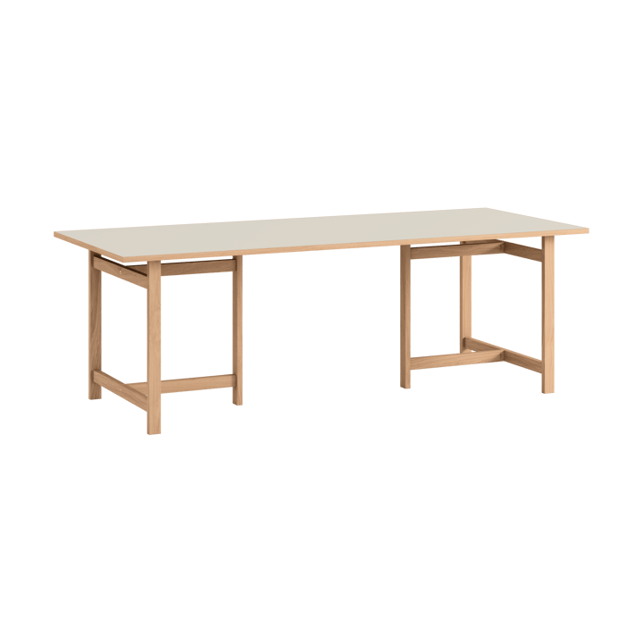 Table à manger rectangulaire Moebe, Light grey, 220x90 cm MOEBE