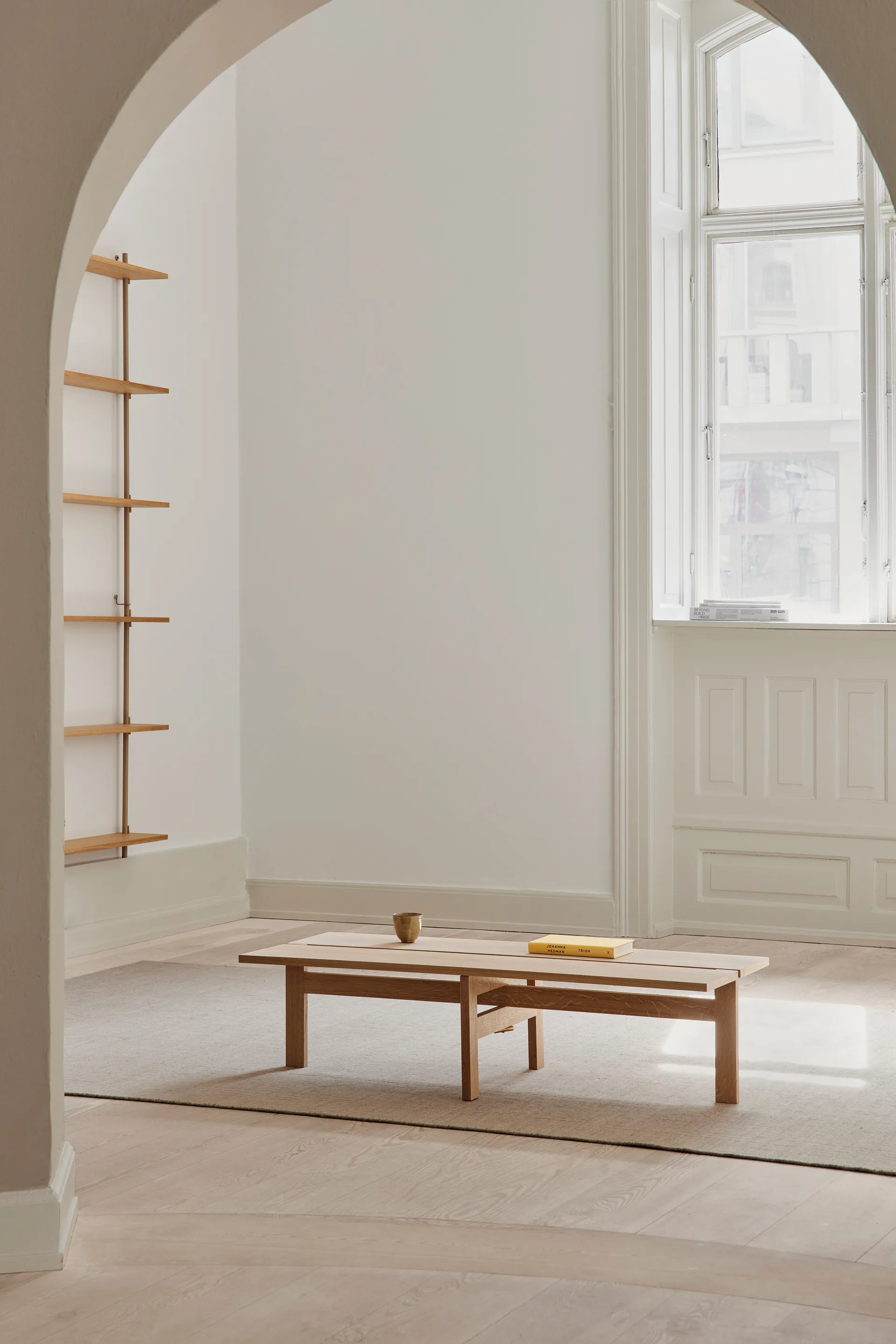 Table basse Moebe rectangular coffee table large, Chêne MOEBE