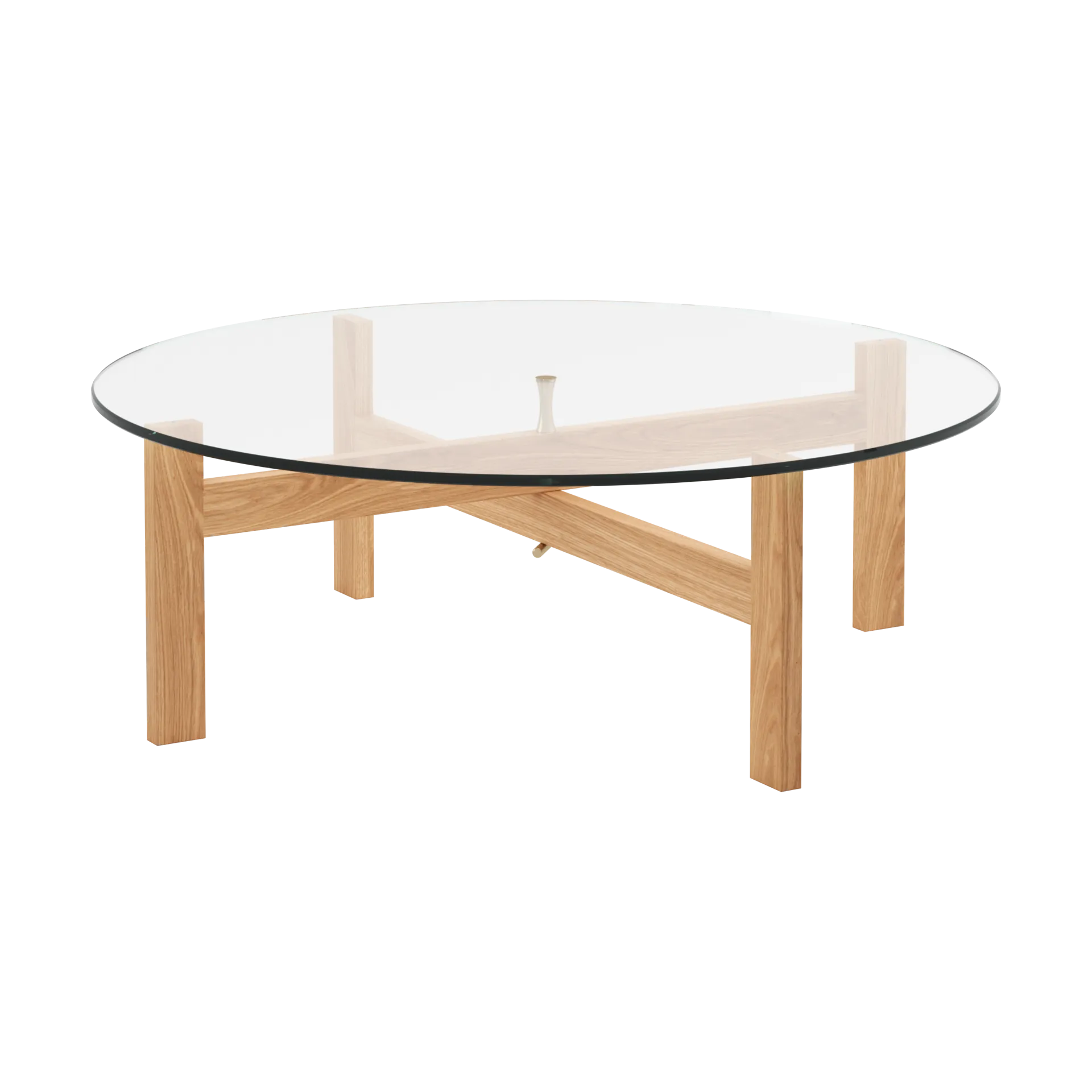 Table basse ronde Moebe Ø88 cm, Chêne MOEBE