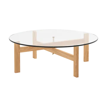 Table basse ronde Moebe Ø88 cm - Chêne - MOEBE