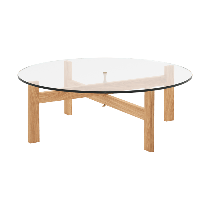 Table basse ronde Moebe Ø88 cm - Chêne - MOEBE