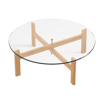 Table basse ronde Moebe Ø88 cm - Chêne - MOEBE