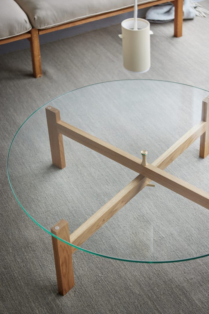 Table basse ronde Moebe Ø88 cm, Chêne MOEBE
