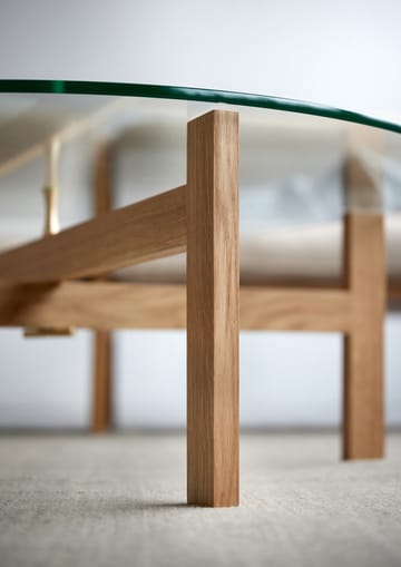 Table basse ronde Moebe Ø88 cm - Chêne - MOEBE