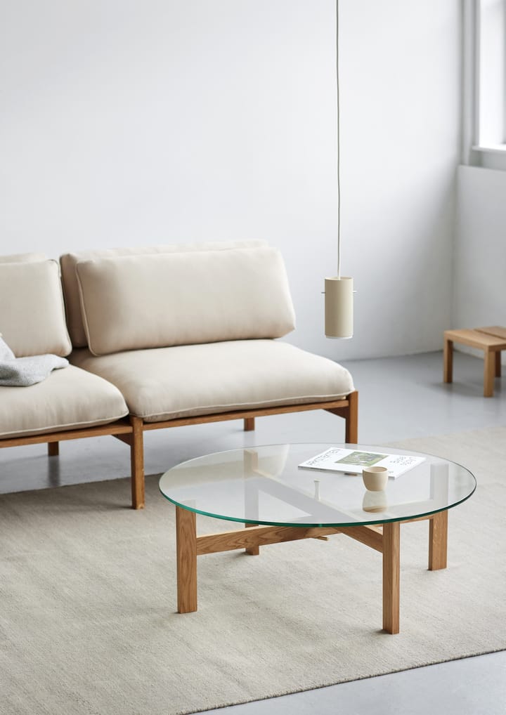 Table basse ronde Moebe Ø88 cm, Chêne MOEBE
