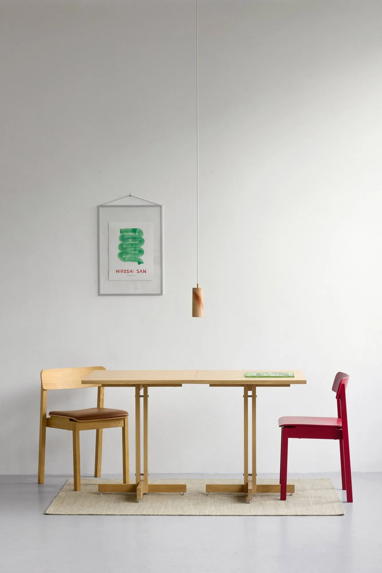 Table de café KUMU, Chêne huilé, 60x60 cm MOEBE