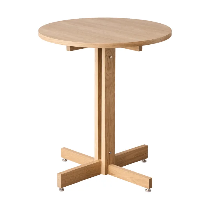 Table de café KUMU - Chêne huilé, Ø65 cm - MOEBE