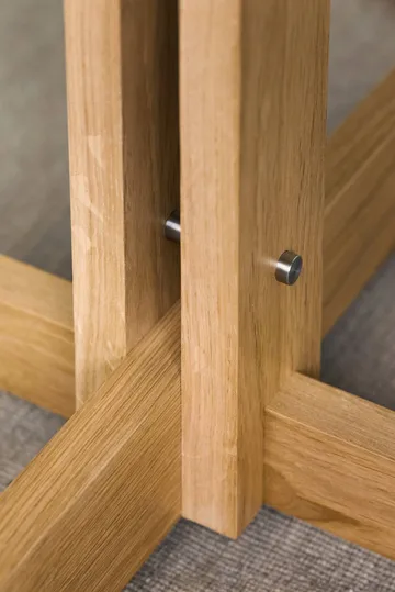 Table de café KUMU - Chêne huilé, Ø65 cm - MOEBE