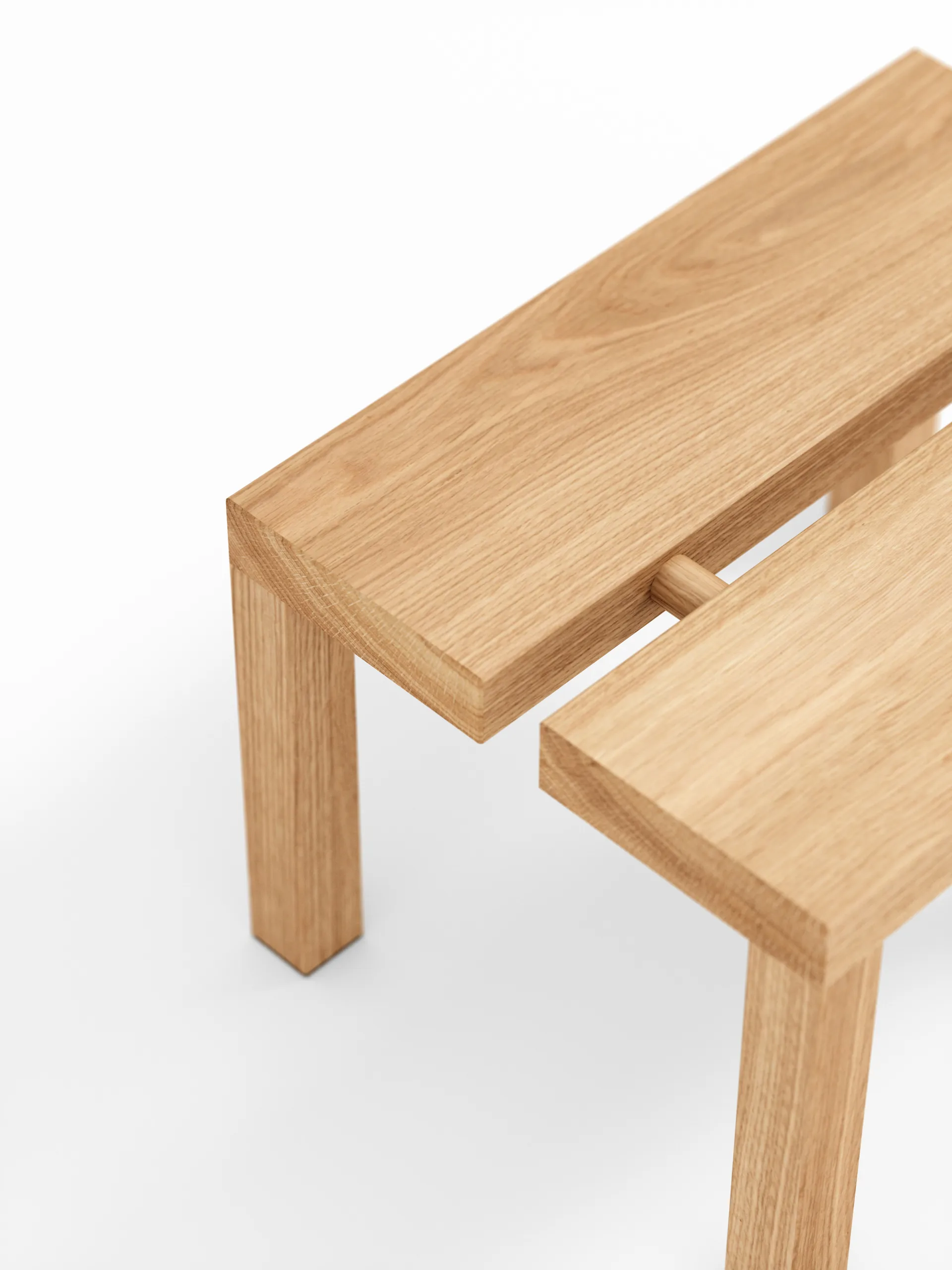 Tabouret Moebe Peg petit 35x27,5x22 cm, Chêne MOEBE