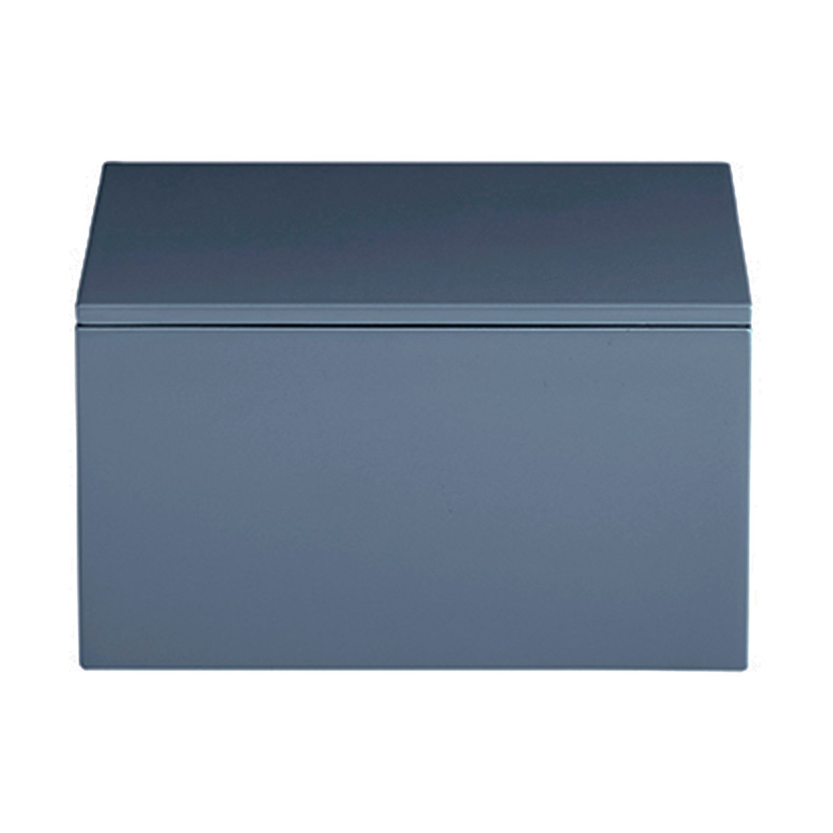 Mojoo Boîte de rangement laquée Lux 19x19x10,5 cm Blue indigo