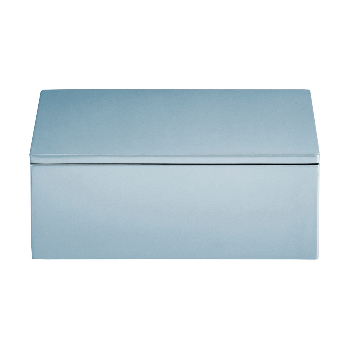 Mojoo Boîte de rangement laquée Lux 19x19x7 cm Powder blue
