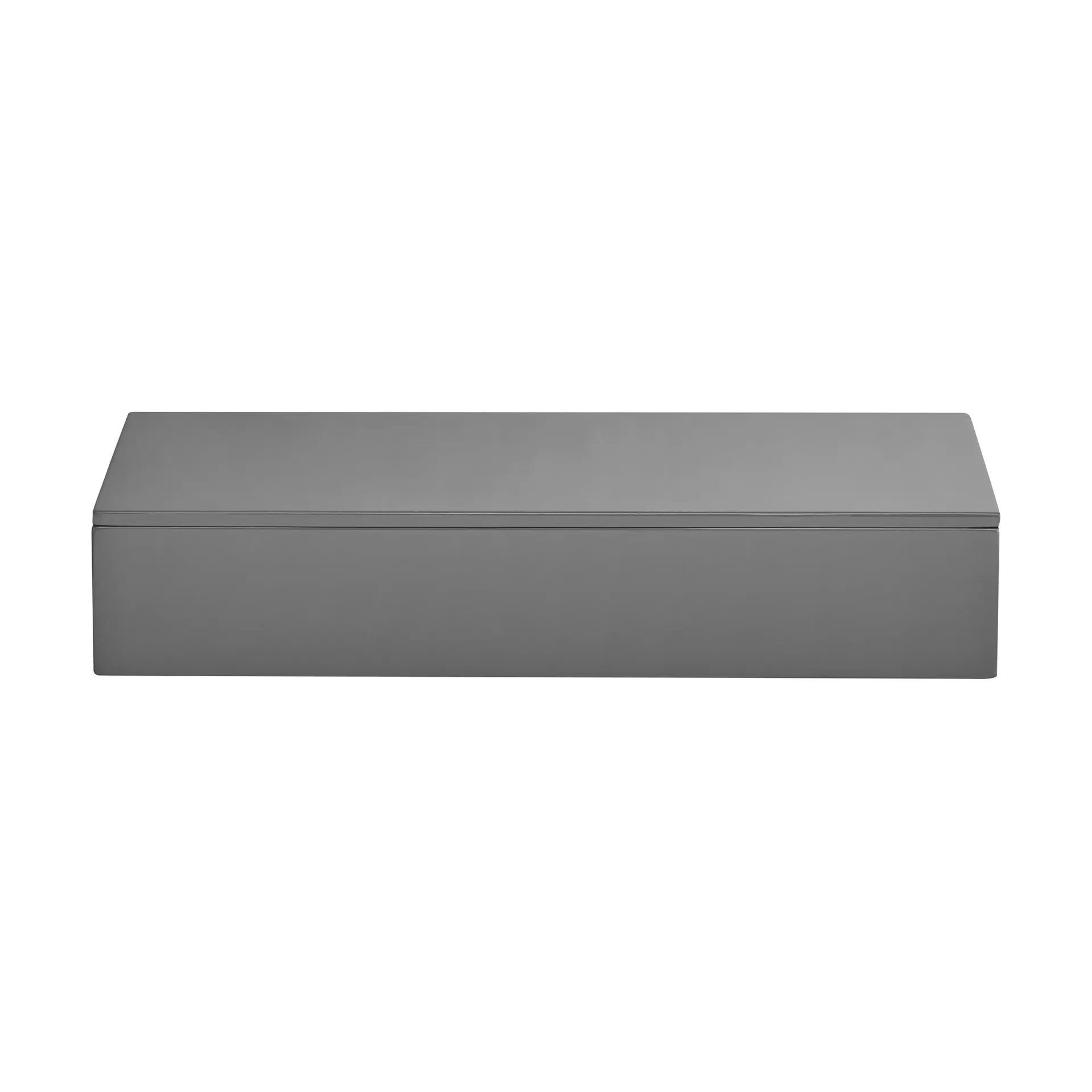 Boîte de rangement laquée Lux 38x19x7 cm, Anthracite Mojoo