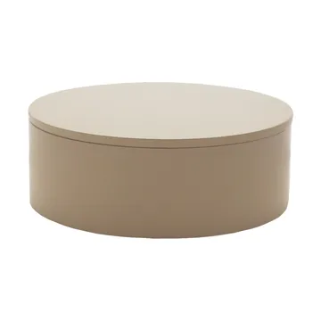 Boîte de rangement laquée Matt Ø20x7 cm - Fawn - Mojoo