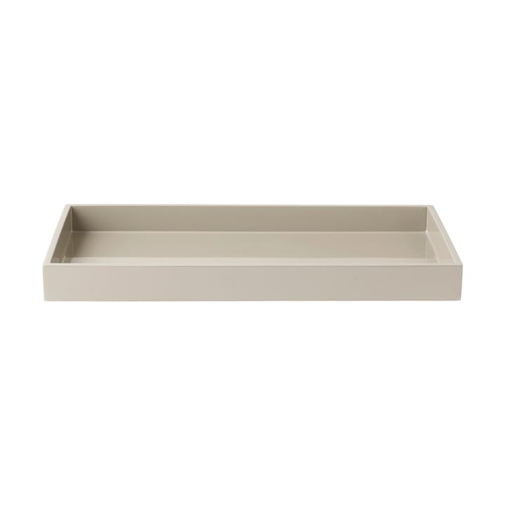 Plateau de décoration laqué Lux 38x19x3,5 cm - Latte - Mojoo