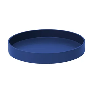 Plateau de décoration laqué Matt Ø30x4 cm - Ultramarina - Mojoo