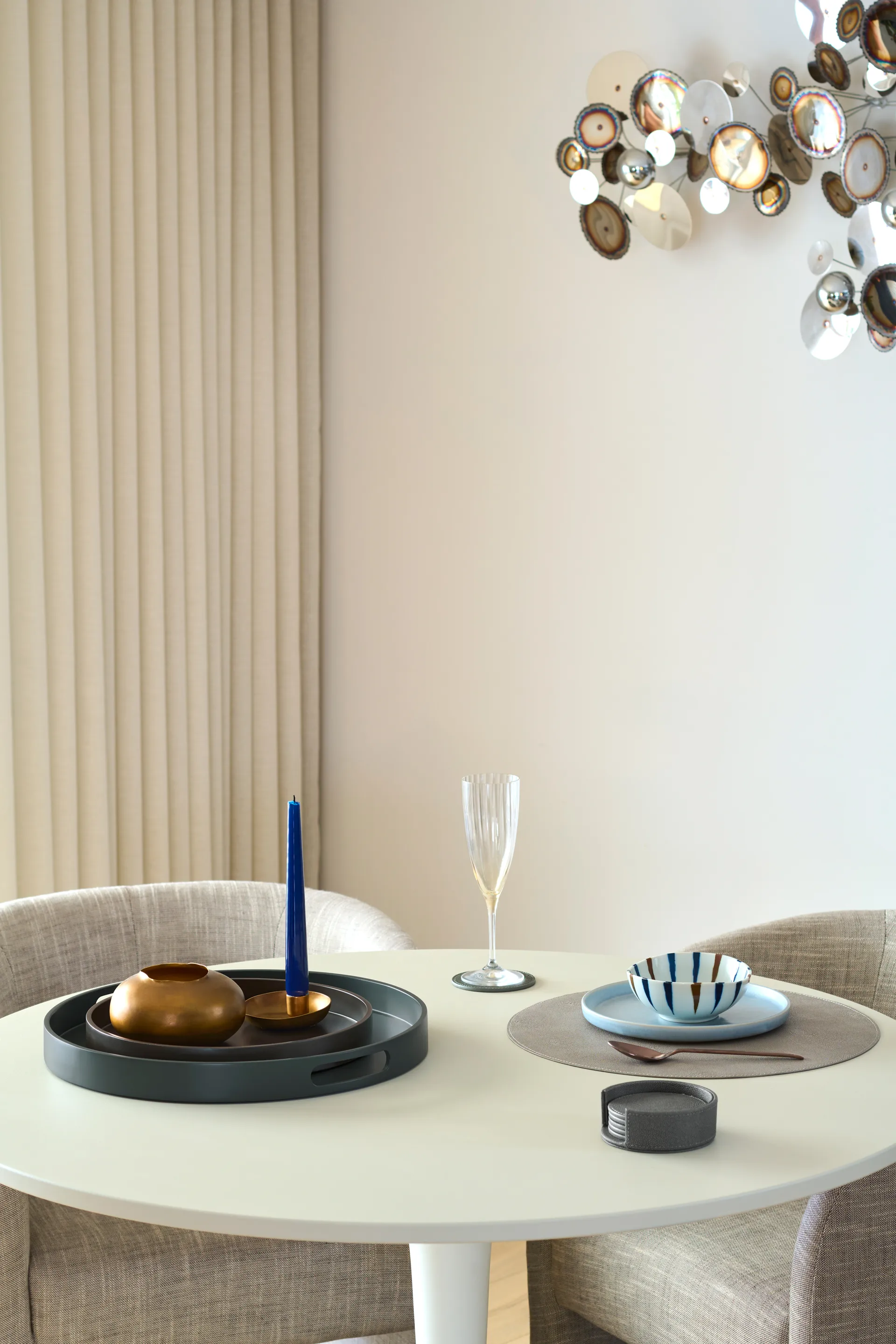 Sous-verres Sting Ø12 cm Lot de 6, Anthracite Mojoo