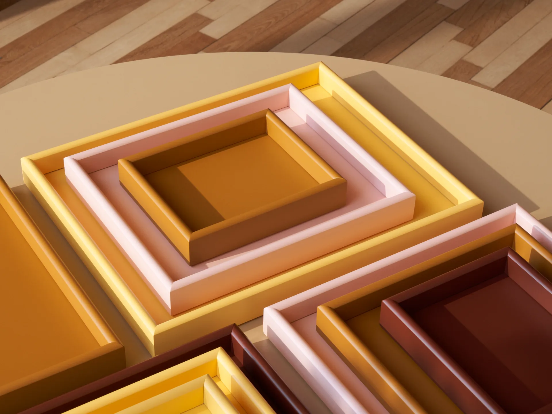 Arrange plateau medium 27,3x32,6 cm, Ruby Montana