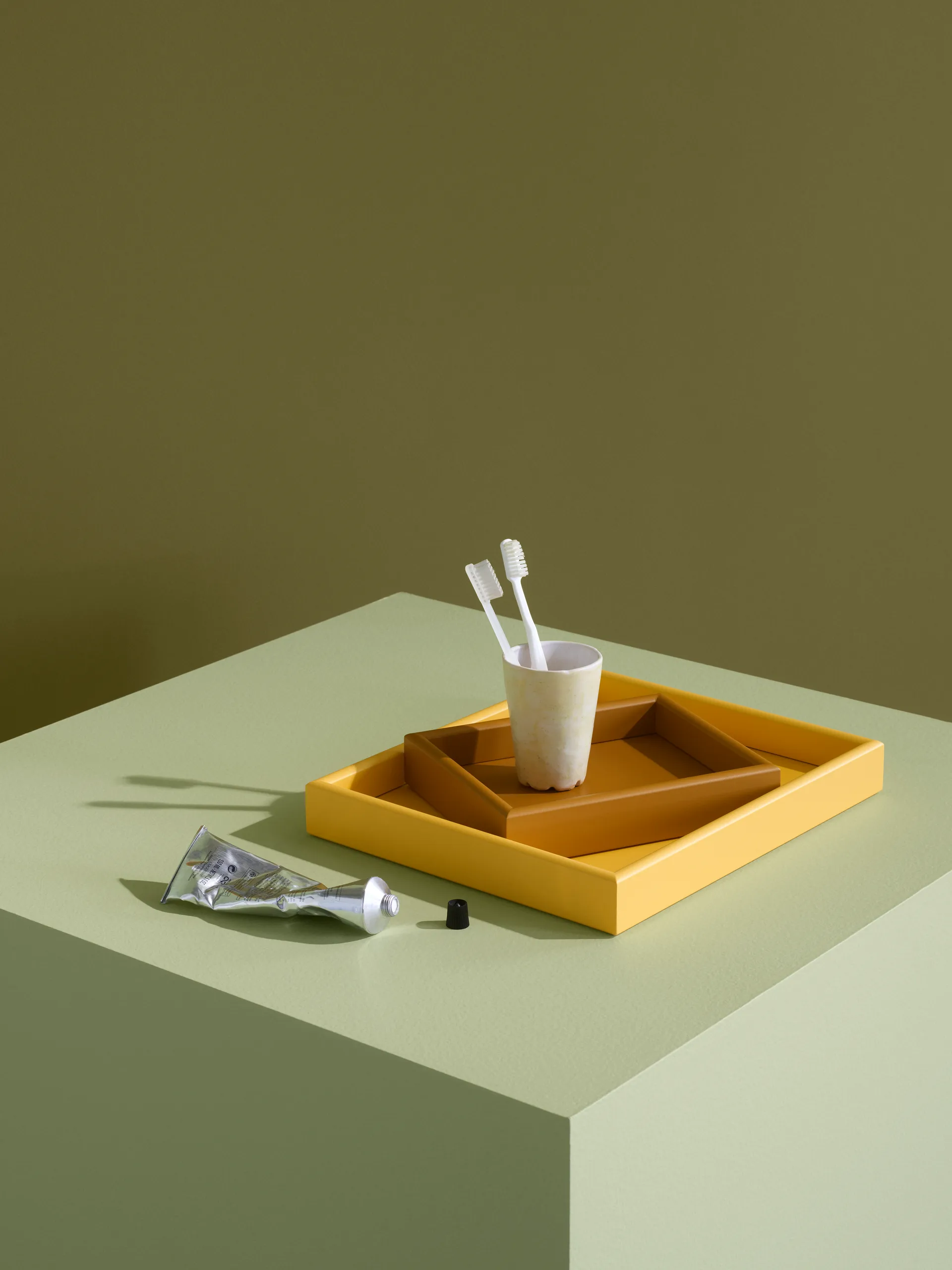 Arrange set de plateaux 2 pièces, Amber-acacia Montana