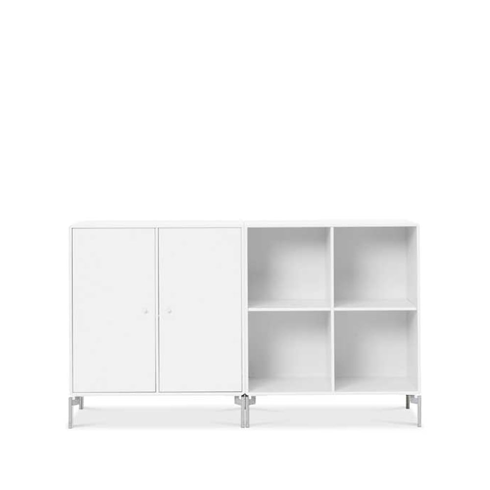 Montana Buffet Pair new white 101, pieds chromés | Design Scandinave | Commodes & buffets | Blanc