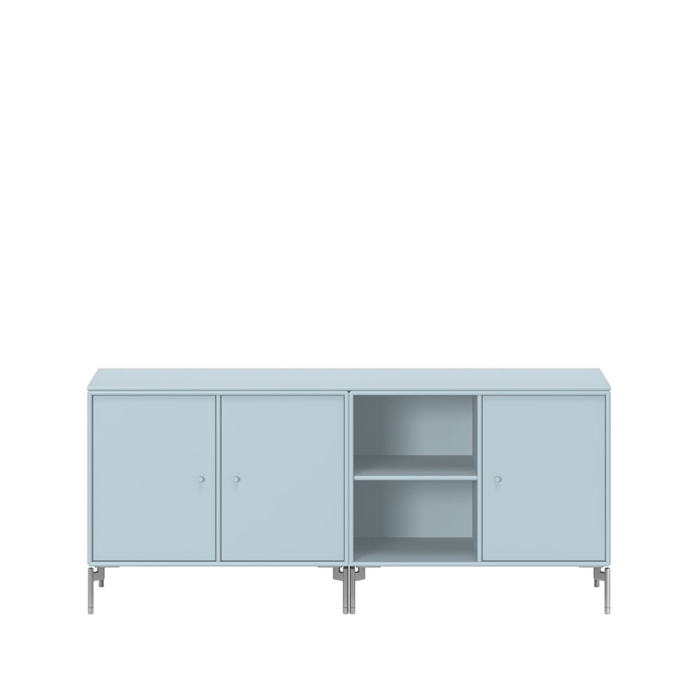Montana Buffet Save flint 148, pieds chromés | Design Scandinave | Commodes & buffets | Bleu