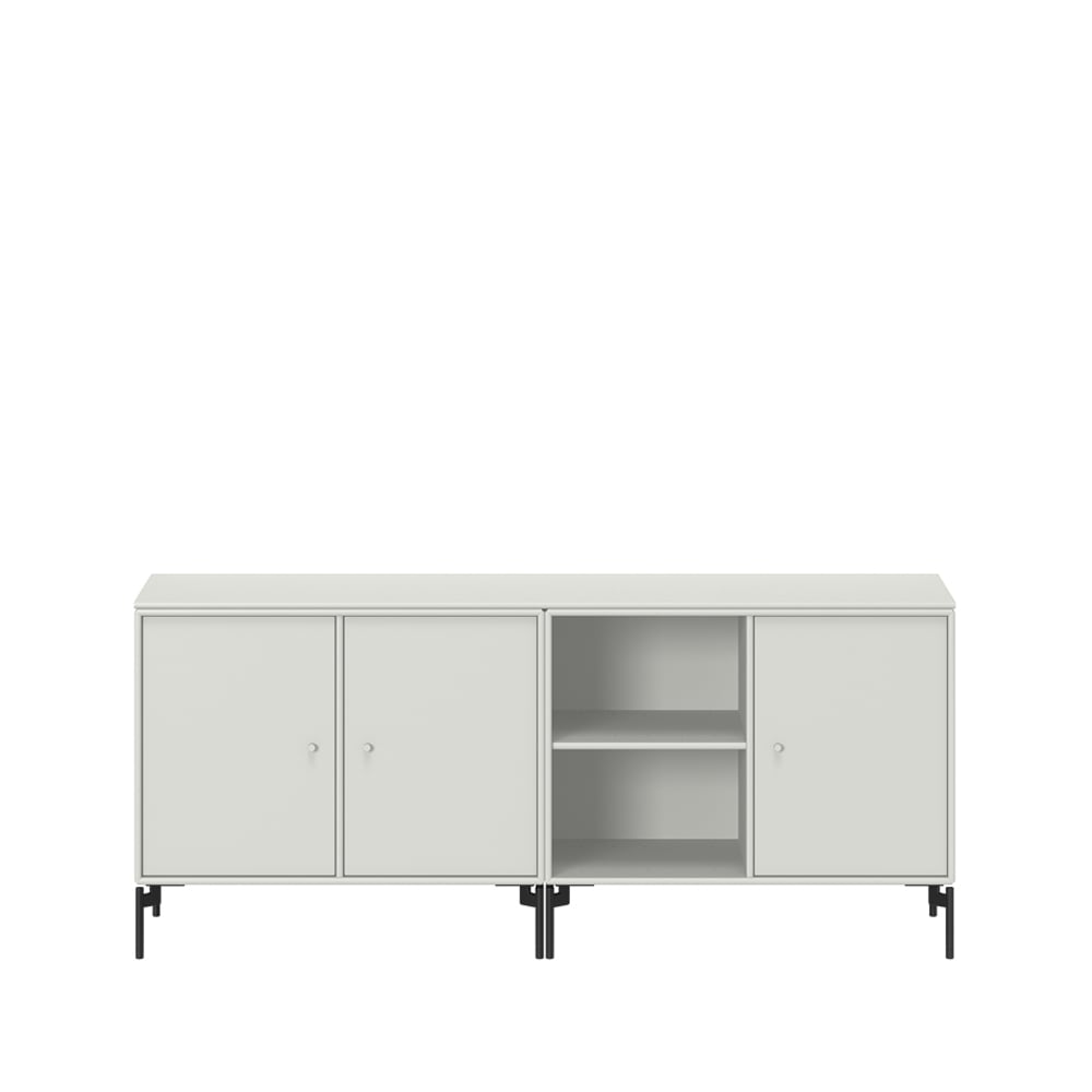 Montana Buffet Save nordic 09, pieds laqués noirs | Design Scandinave | Commodes & buffets | Gris