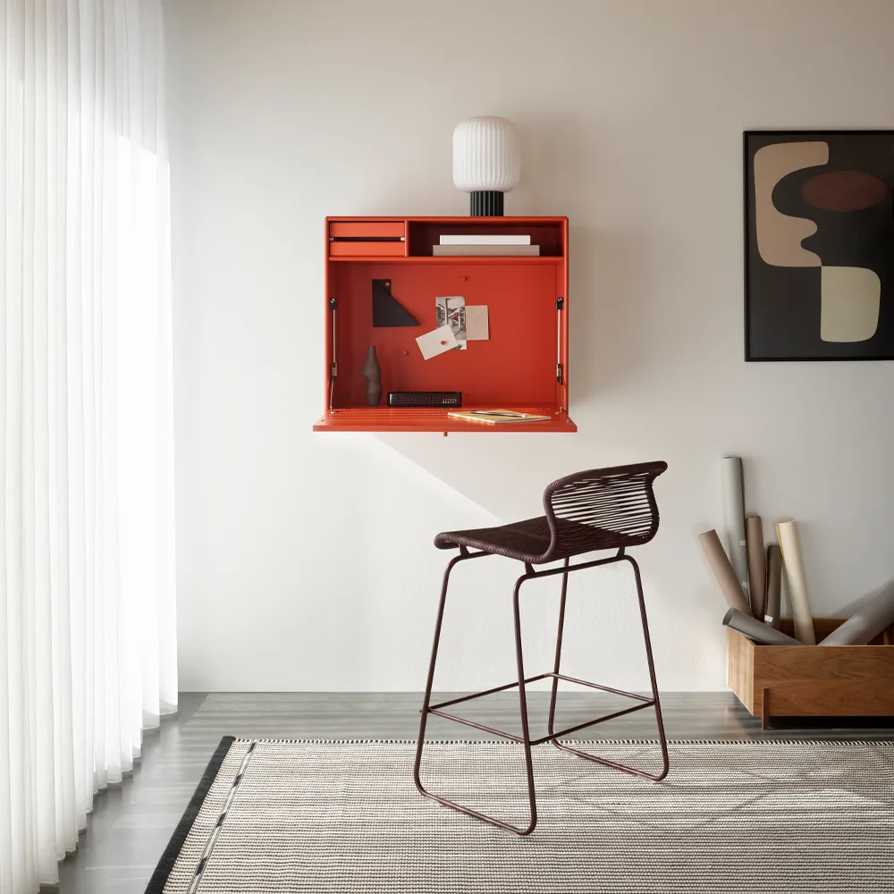 Bureau mural STUDIO, white 01 Montana