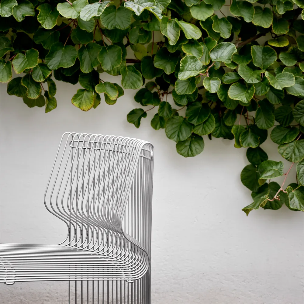 Canapé modulable Pantonova, stainless steel, convex Montana