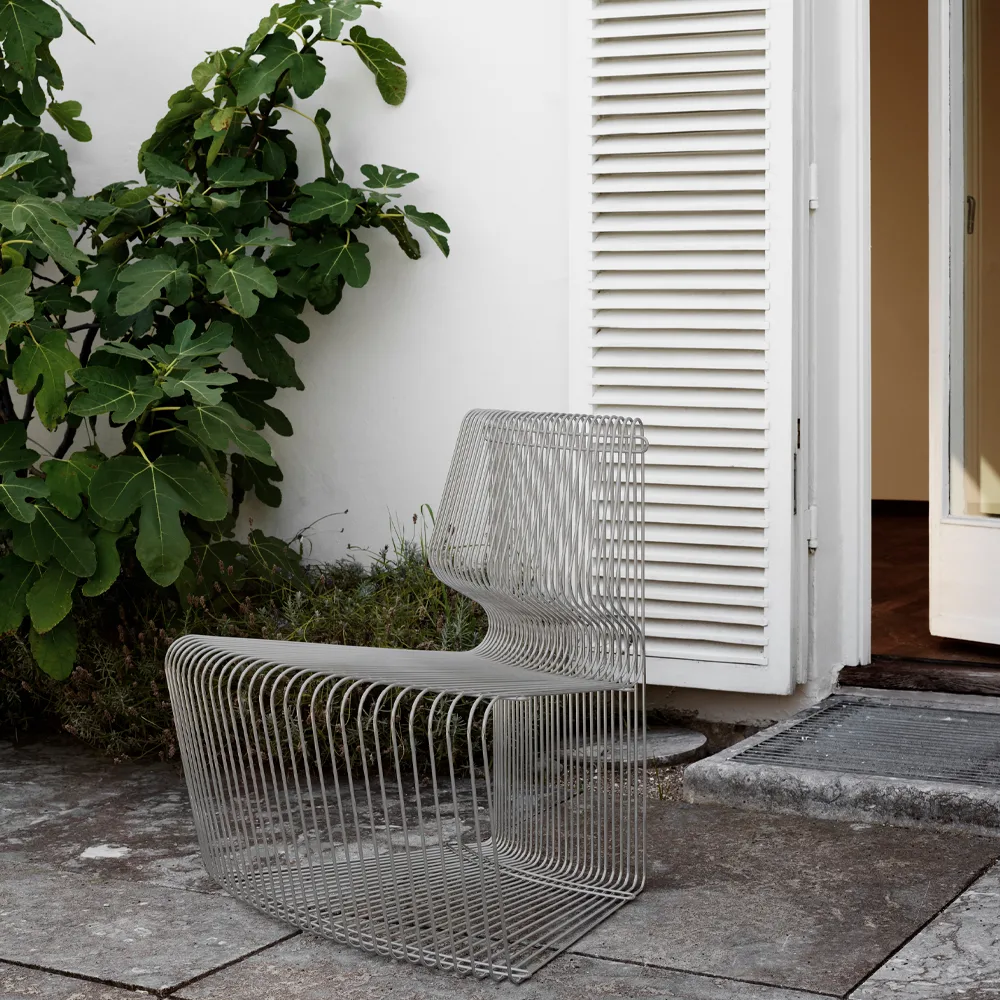 Canapé modulable Pantonova, stainless steel, convex Montana