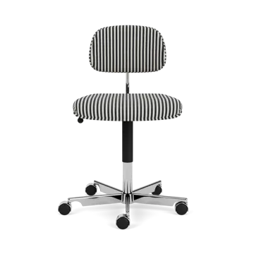 Chaise de bureau Kevi 2534U - Stripe-aluminium - Montana