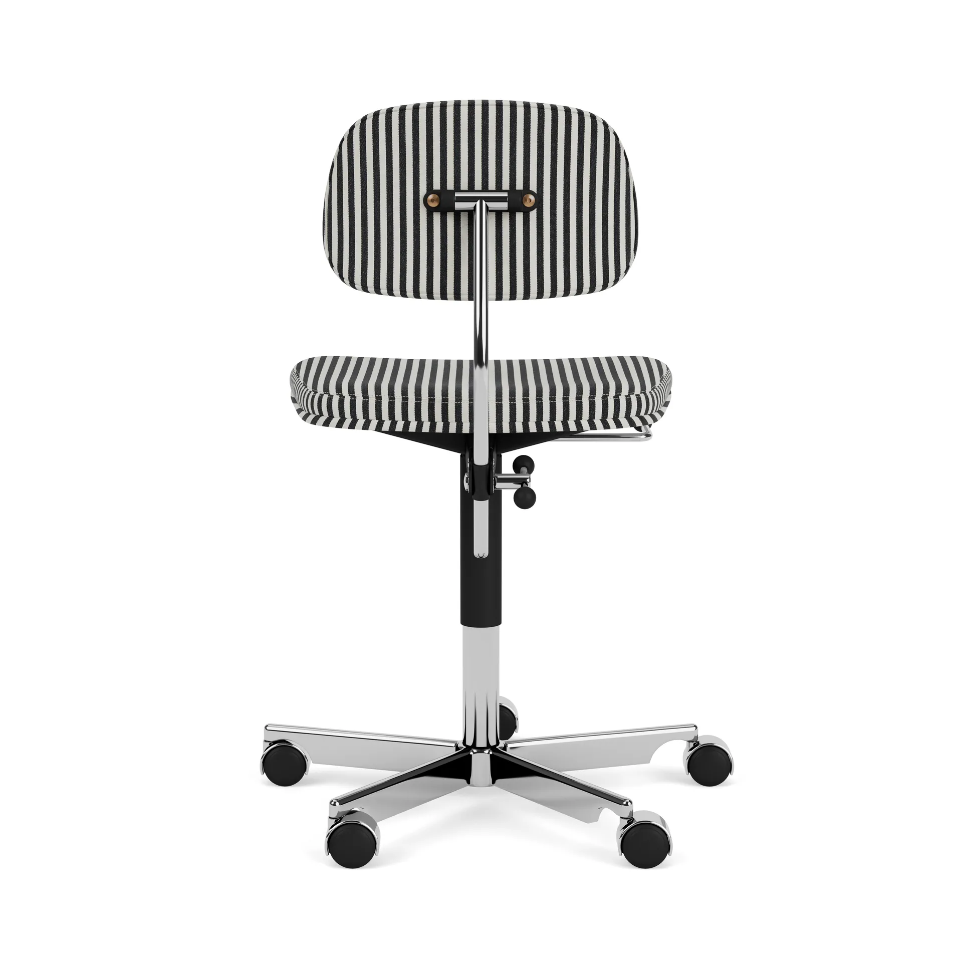 Chaise de bureau Kevi 2534U, Stripe-aluminium Montana